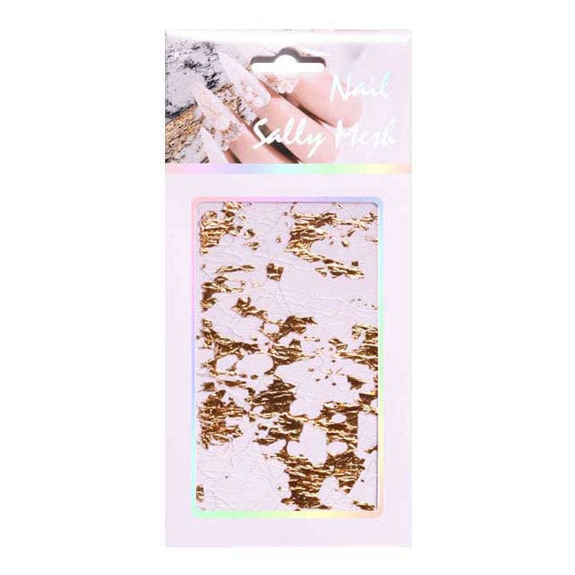 Nail Art   Mesh M  Bladguld  Guld