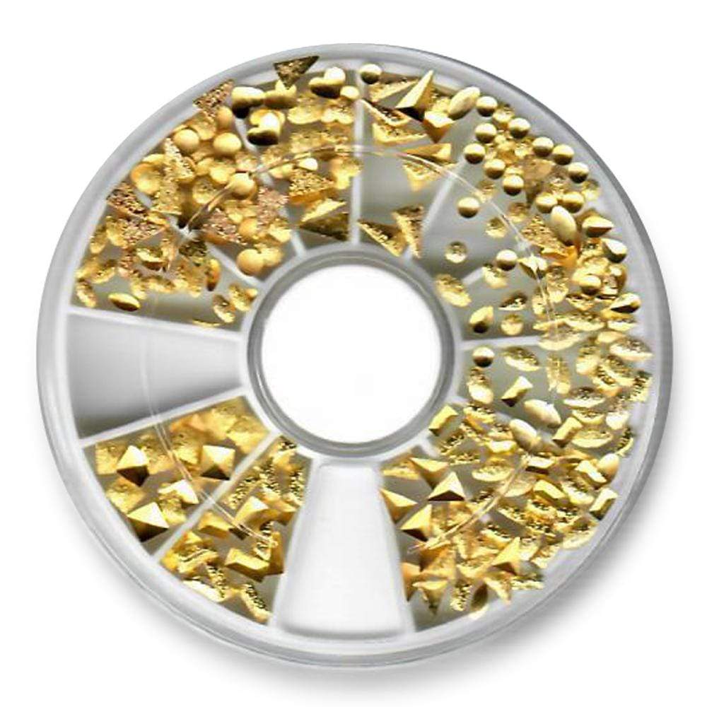 Nail Art Shapes   Metal  Guld Shapes