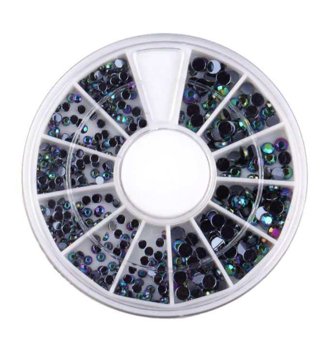 Nail Art Sten I Black Holo   79 Kr    Perfekt Til Nail Art