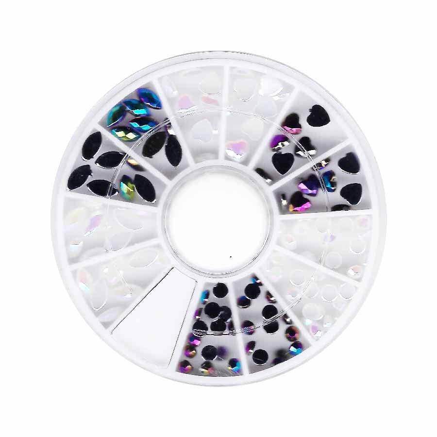 Nail Art Sten I Dråber Og Hjerte Form   49 Kr    Perfekt Til Nail Art