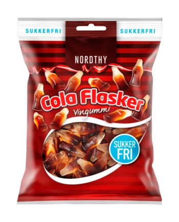 Nordthy Sukkerfri Colaflasker  Bull  80g    3 For Kr  49 95