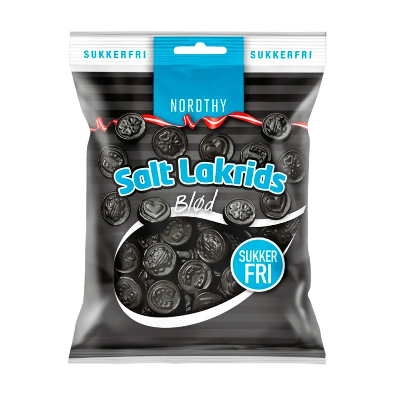 Nordthy Sukkerfri Salt Lakrids  Bull  75g    3 For Kr  49 95