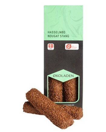 økoladen Nougat Stang Hasselnød ø  75g