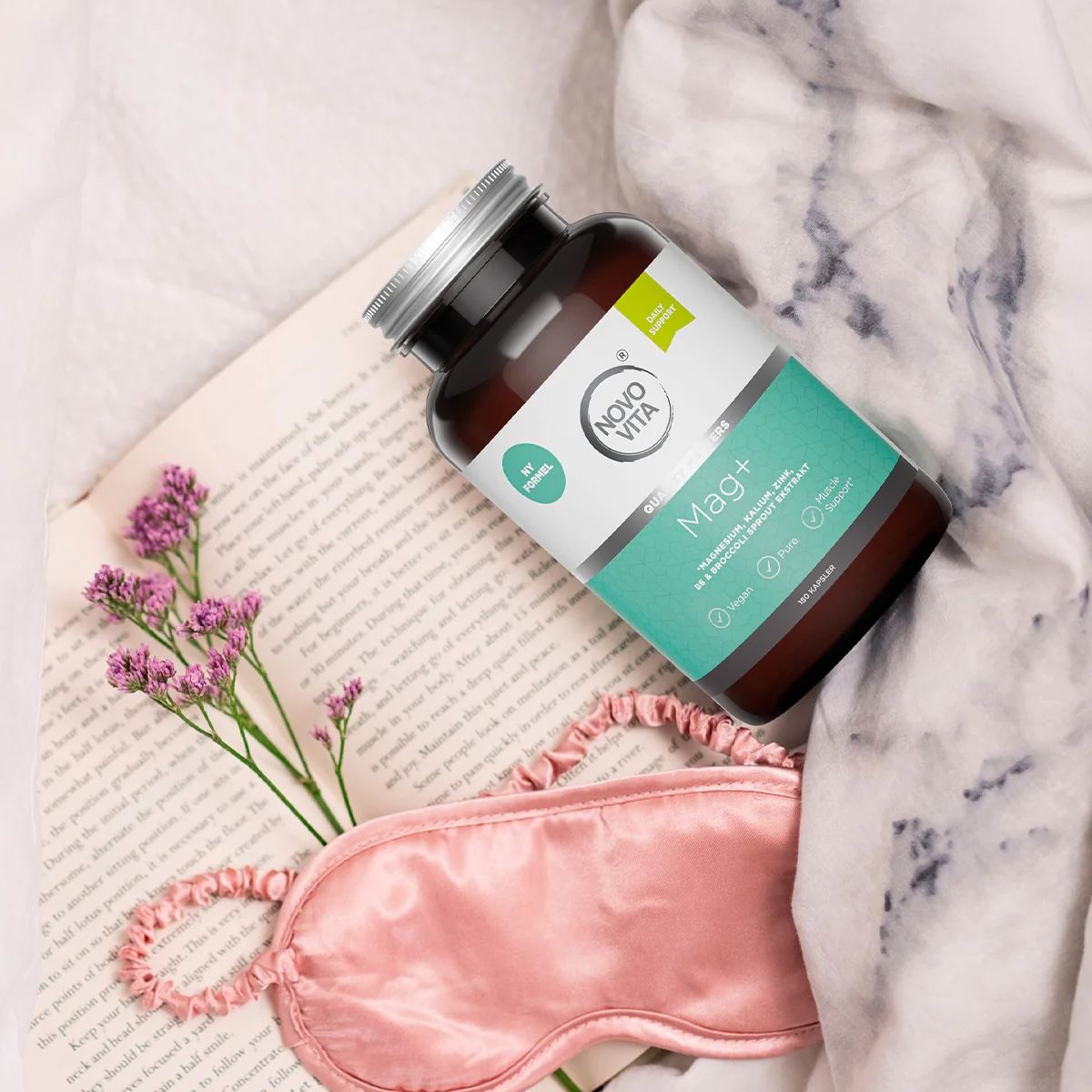Novovita Mag  Magnesium  Kalium   Zink 180 Tabletter