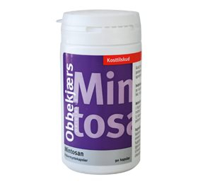Obbekjærs Mintosan Pebermyntekap 200 Mg  Bull  90 Kap