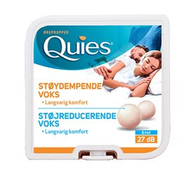 Quies ørepropper Naturlig Voks 8 Par