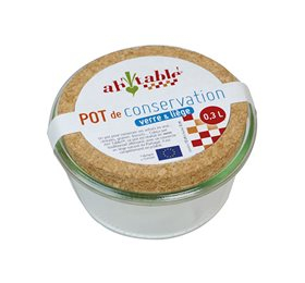 Opbevaringsglas M  Kork Låg 0 3 L
