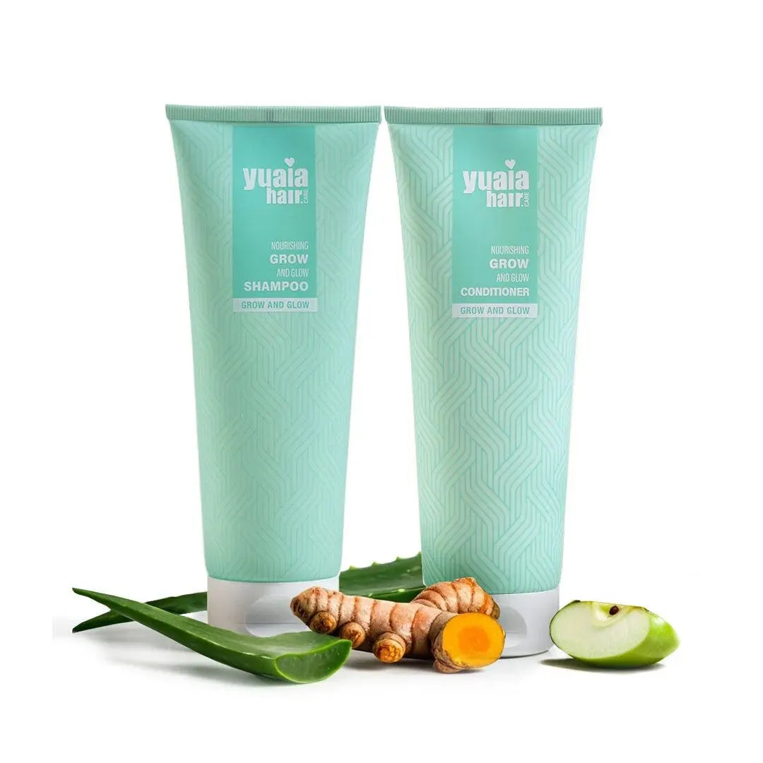 Grow And Glow Shampoo Og Conditioner 250 Ml   Sulfatfri   Silikonefri