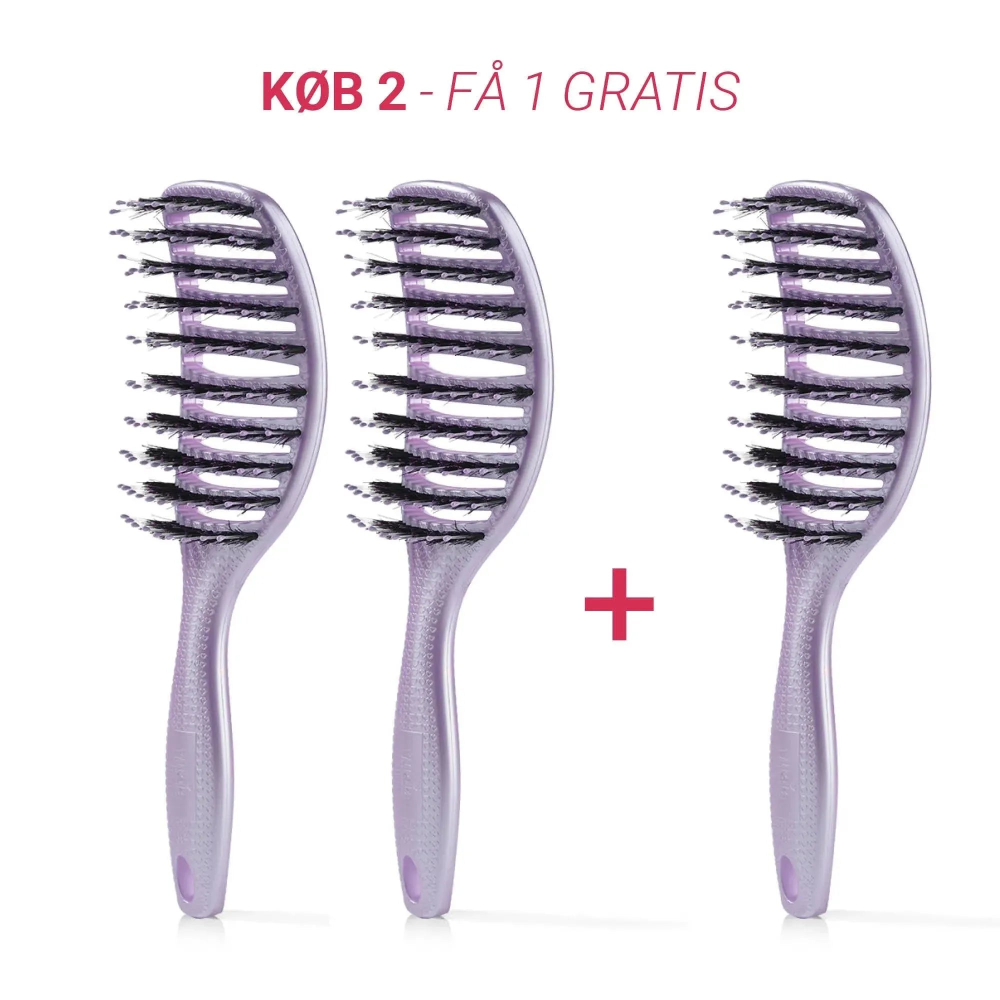 Curvy Brush Køb 2 Stk  Få 1 Stk Gratis   2 Stk Lavender   1 Stk Gratis
