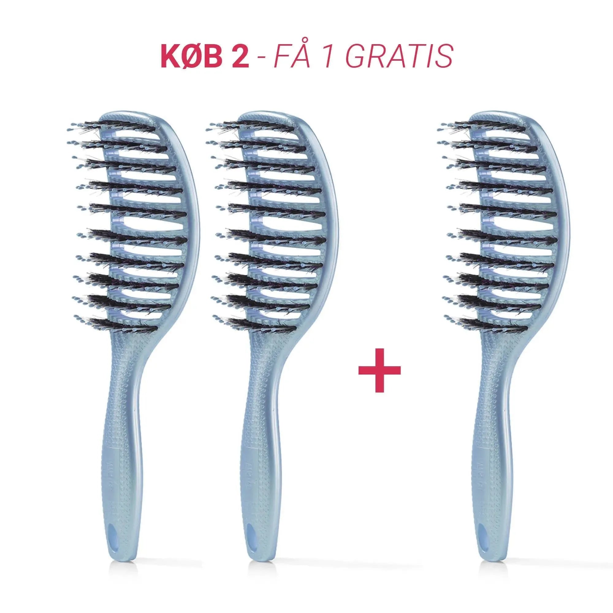 Curvy Brush Køb 2 Stk  Få 1 Stk Gratis   2 Stk Sky Blue   1 Stk Gratis