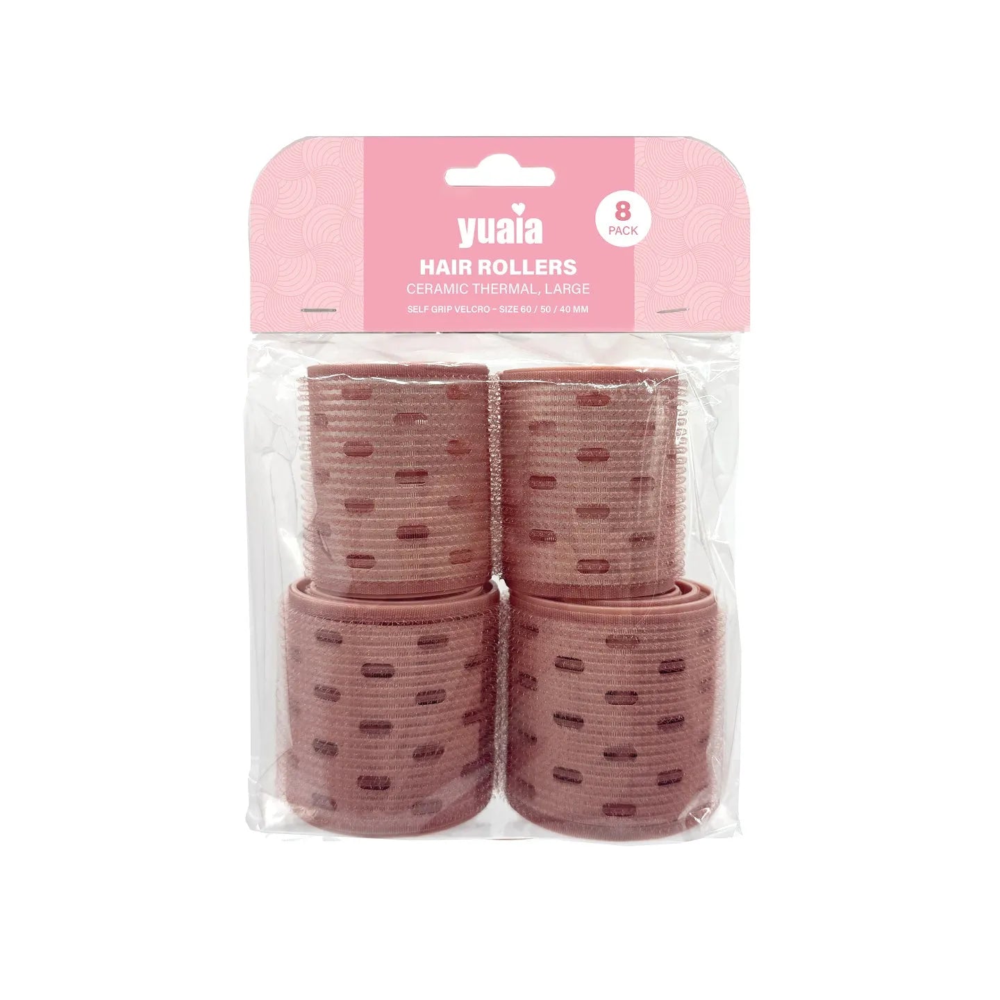 Hair Rollers Stor 8 Stk