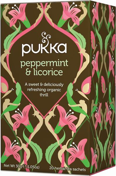 Pukka Peppermint   Licorice Te ø  Bull  20 Br