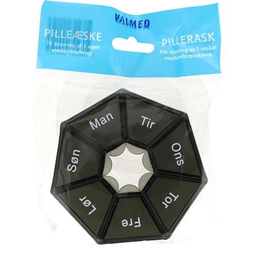 Valmed Pilleæske  7 X 1 Rum  1stk