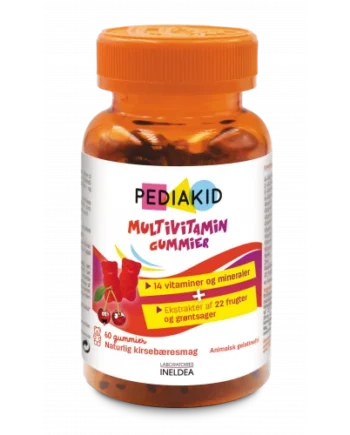 Pediakid Multivitamin  Kosttilskud I Form Af Gummies  60stk