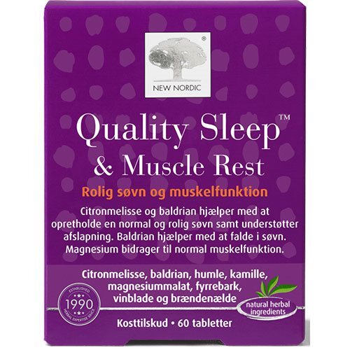 New Nordic Quality Sleep   Muscle Rest  60tab