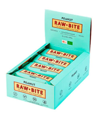Rawbite Peanut  Bull  50 G  Køb 12 Stykker Spar 10