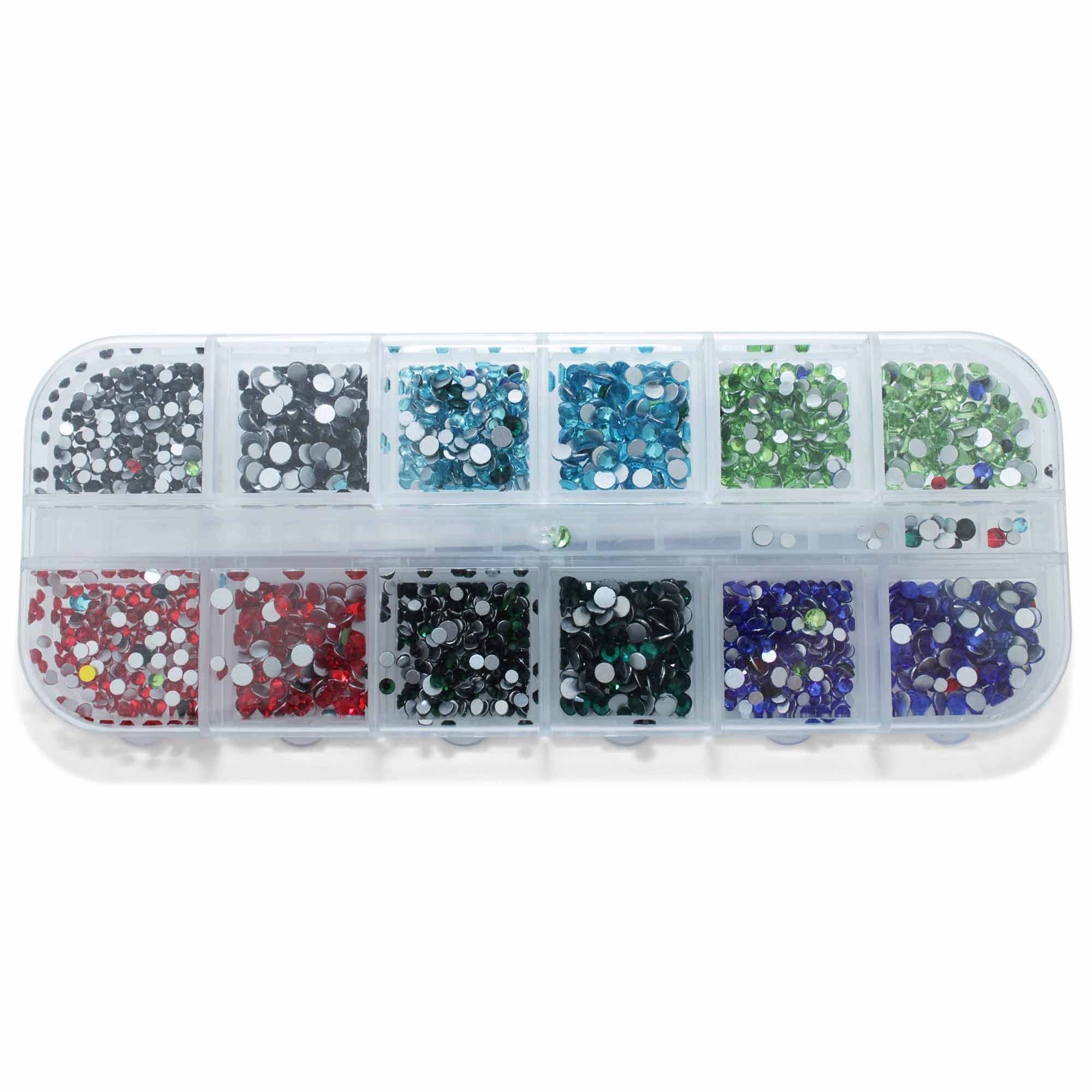 Rhinestone   Forskellige Farver   Krystal Glas Rhinesten   No  6