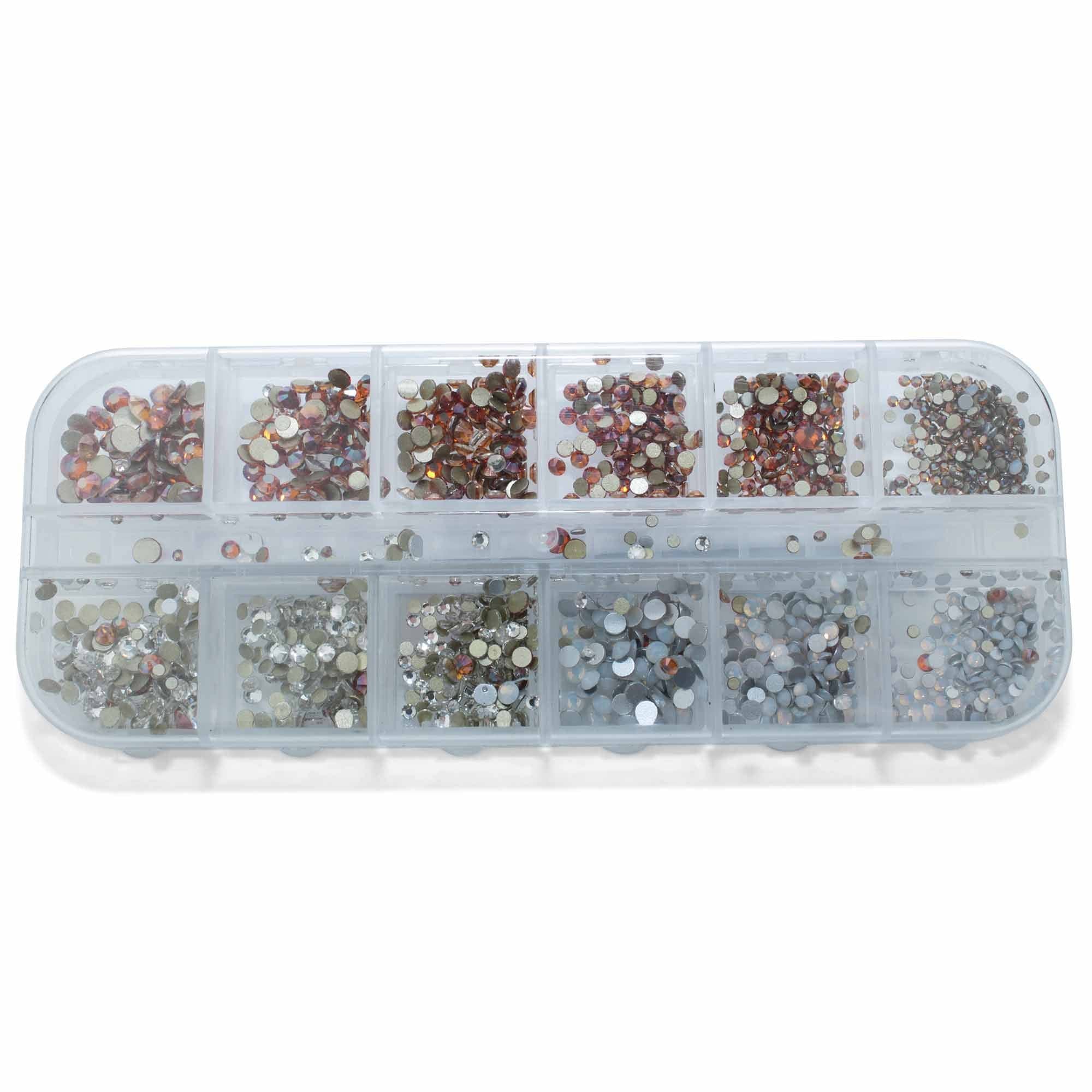 Rhinestone   Forskellige Farver   Krystal Glas Rhinesten   No  8
