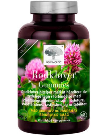 New Nordic Rødkløver Gummies 60 Stk   3 For 267