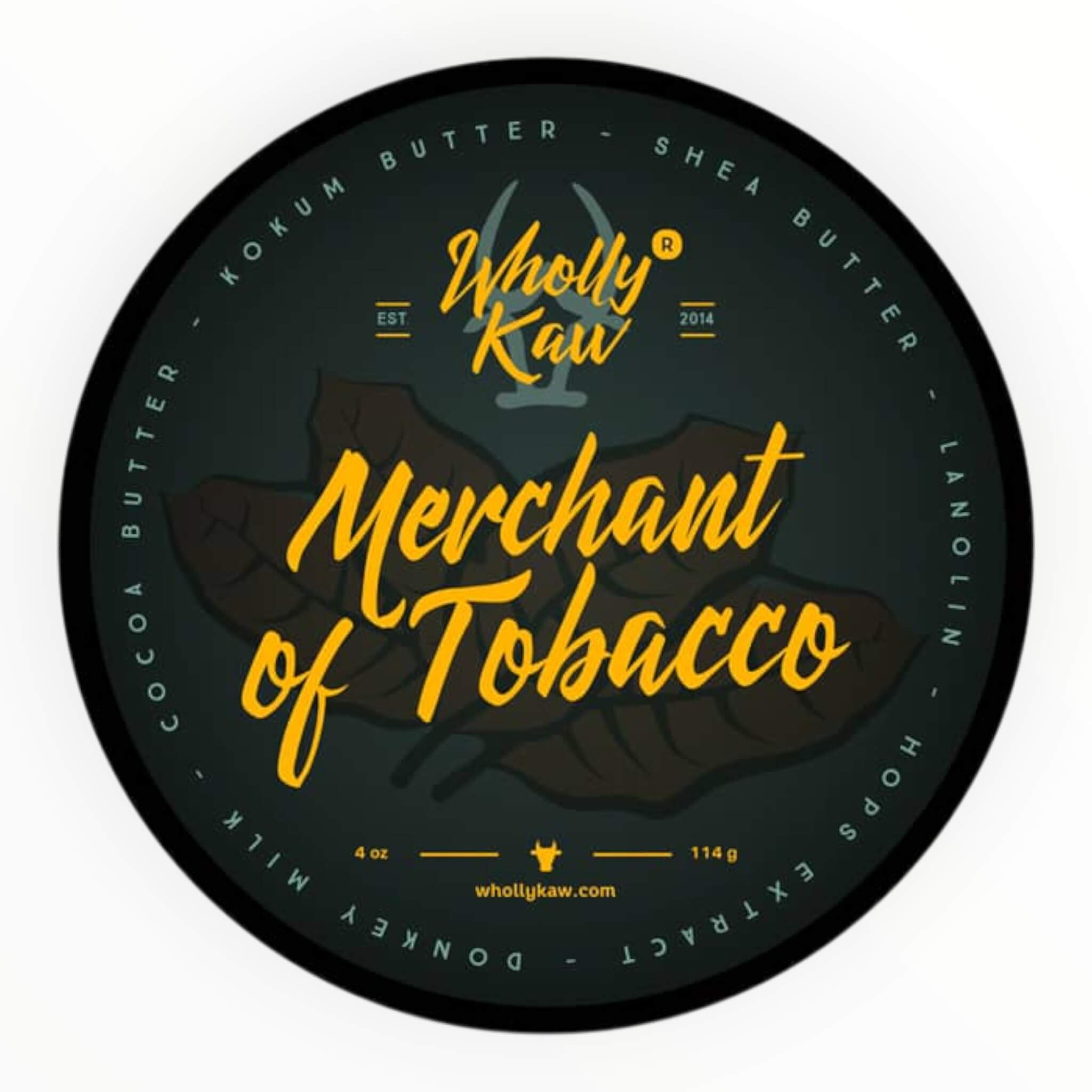 Wholly Kaw Barbersæbe  Merchant Of Tobacco  114 G