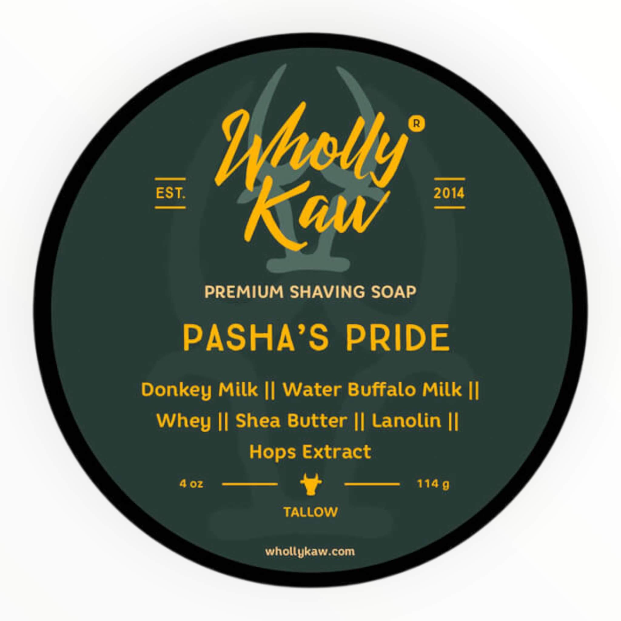 Wholly Kaw Barbersæbe  Pasha Apos S Pride  114 G
