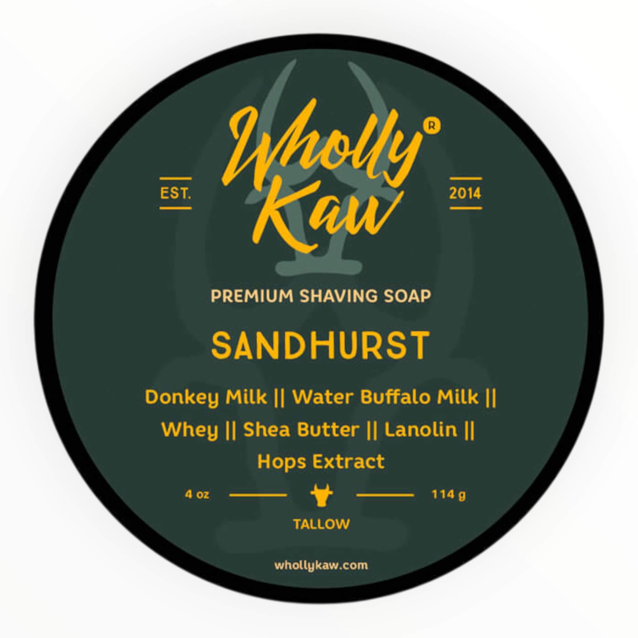 Wholly Kaw Barbersæbe  Sandhurst  114 G