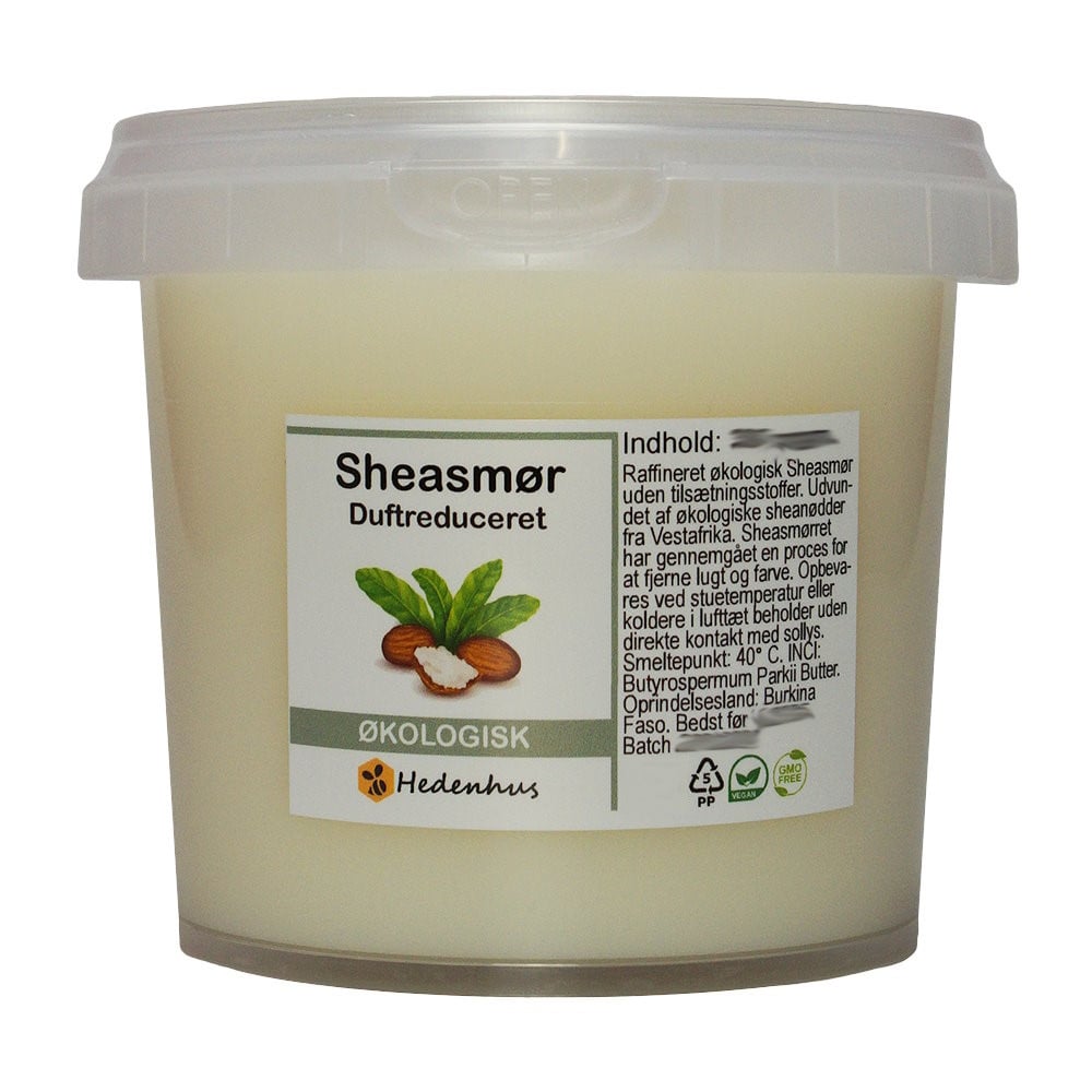 Sheasmør   økologisk   Raffineret   100 Gram