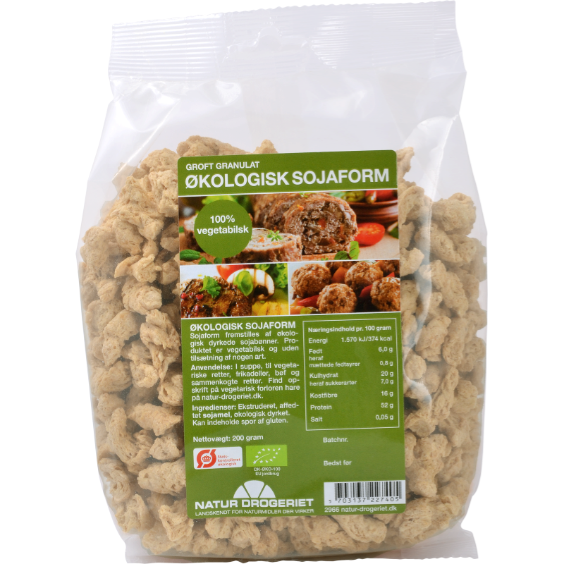 Nd Sojaform Granulat Grov ø  Bull  200 G