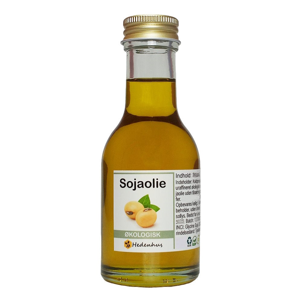 Sojaolie   økologisk   Koldpresset   Uraffineret   100 Ml
