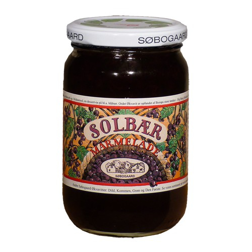 Søbogaard Solbær Marmelade  Bull  400g