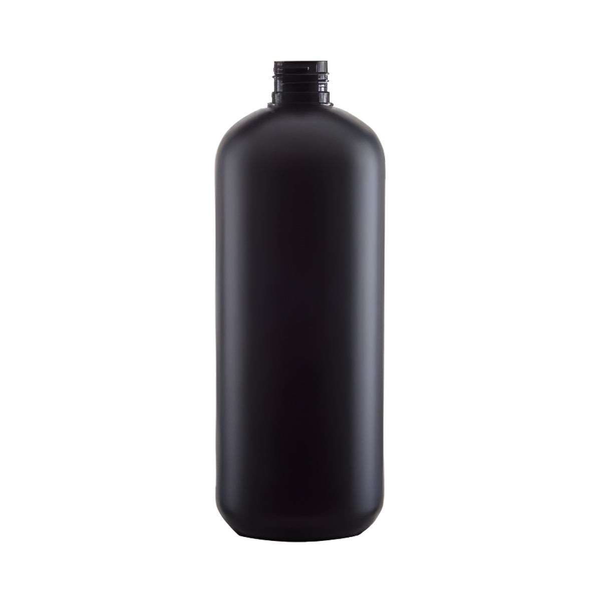 500 Ml  Mat Sort Plastflaske   Hdpe   24 410