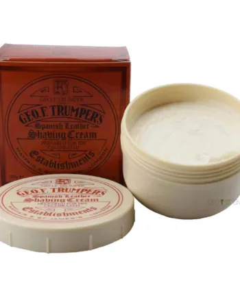Geo F  Trumper Barbercreme I Skål  Spanish Leather  200 Gr