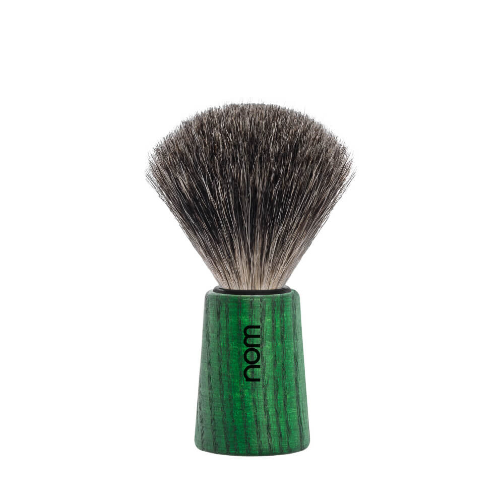 Nom Shaving Barberkost  Theo  Pure Badger  Green Ash