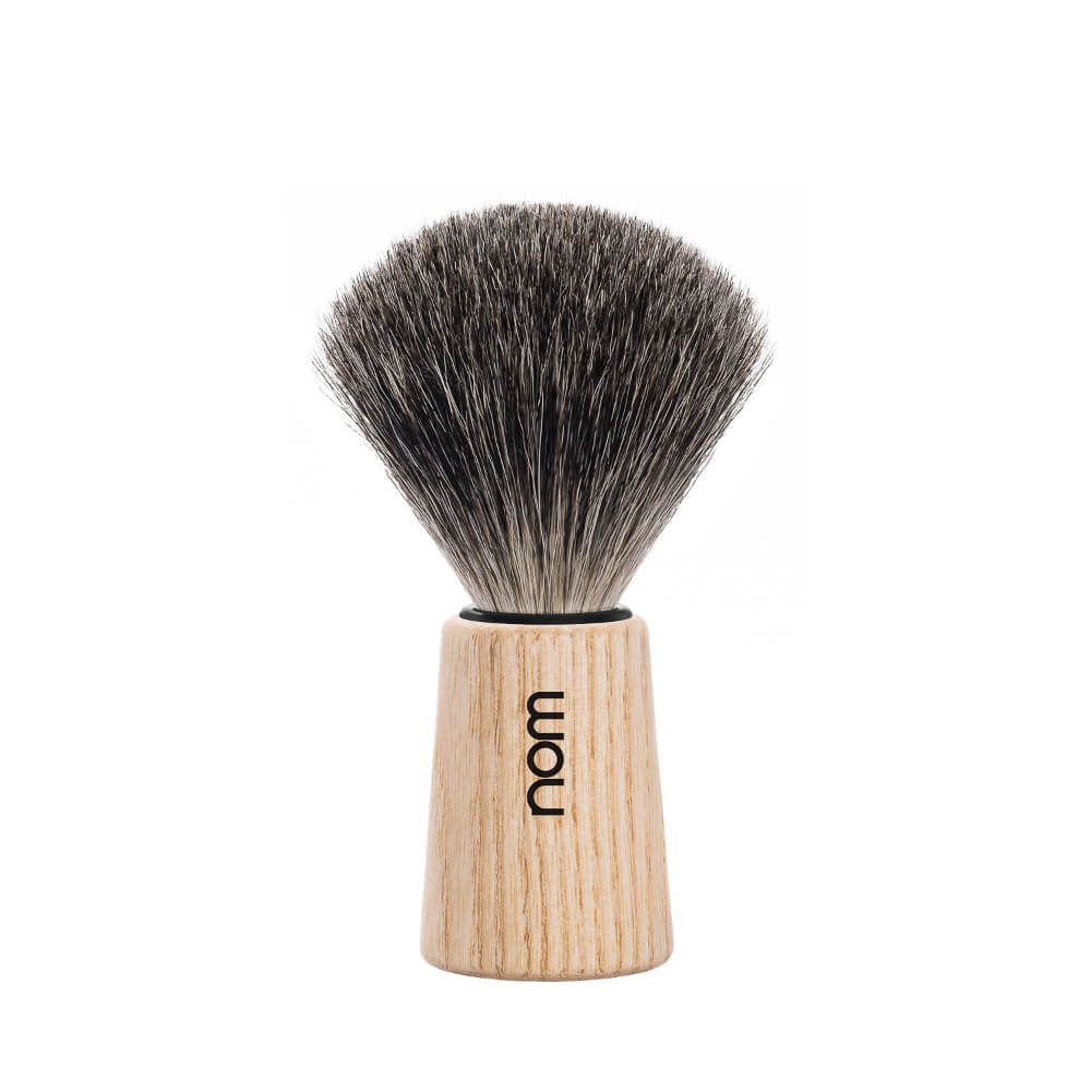 Nom Shaving Barberkost  Theo  Pure Badger  Pure Ash