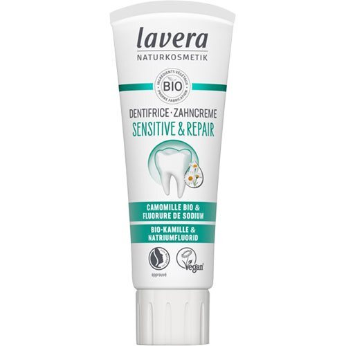 Lavera Basis Tandpasta Sensitive M  Flour