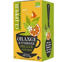 Clipper Urtete Med Appelsin   Gurkemeje ø  20br