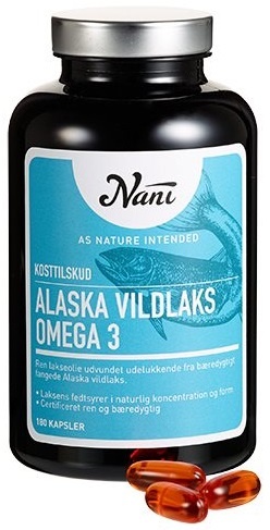 Nani Omega 3 Alaska Vildlaks 180 Kap