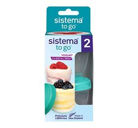 Sistema Yoghurt To Go 2 Pack 2x150 Ml  Ass  Farver  1stk