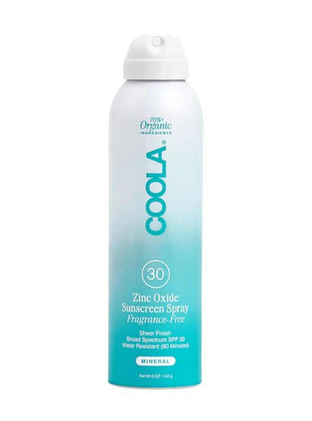 Coola Zinc Oxide Sunscreen Spray Fragrance Free Spf30 148ml